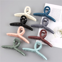 South Korea Nets Red Grip Clip Brief Cross Water Ink Big Dial Hair Grip Clip Wash Face Clip Banana Hair Clip