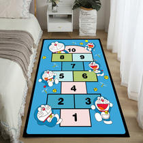 Cute cartoon childrens carpet boy bedroom room full bunk bed side blanket Custom Tatami rectangular crawling mat