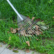 Hark rake flat sweep leaf artifact iron paws farmgarden gardening tool iron pick iron rake grass