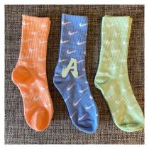 Prank full of hook Logo colorful socks macarronic sports socks with little red books