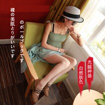 Japanese light leg artifact female winter naked feeling plus velvet padded flesh-colored pantyhose leggings wear stockings pantyhose skin color