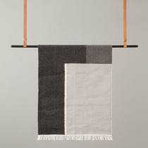 Nordic Net red clothing store ceiling hanging hanging wall hanging clothes drying rack home balcony clothes bar bedroom clothes display rack