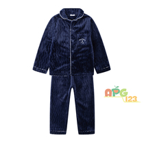 Bala Bala boys warm home clothes set winter childrens childrens flannel nightgown 27714191309