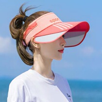 Space top hat woman running Sun Han Han Edition Outdoor tennis cap sports cap large eaves sun-proof cap man