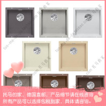 German Platinum Wave high SUBLINE 400-U granite sink large single tank 523423