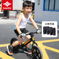 Santic forest guest spring and summer new childrens balance car training riding shorts scooter male and female children riding pants