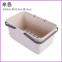 Shopping basket small city cosmetics procurement basket Convenience store snack shopping basket frame portable bath basket Bath basket