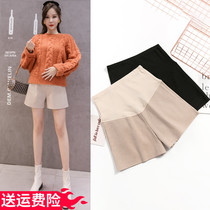 Pregnant women pants autumn and winter wear shorts Fashion loose wide leg boots pants autumn winter woolen bottom belly pants