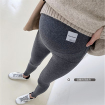 Maternity pants leggings Autumn and winter velvet thickened cotton pants Warm pants High waist belly pants Maternity clothes winter clothes