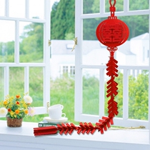 Creative wedding room decoration supplies Non-woven firecrackers Wedding celebration pendant Living room TV wall romantic arrangement pendant