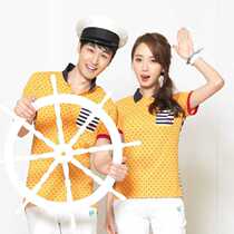 Nadia T-shirt new summer men and women short sleeve T-shirt casual versatile simple lapel collar T-shirt PH21362