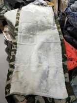 Bull Stock Big Flowers Camouflated Sheep Leather Bedding Fur Integrated Leather Bedding Less To See Good Stock