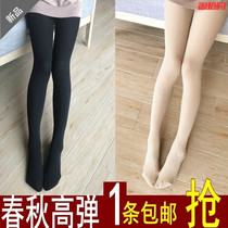 Flesh leggings thin meat stockings autumn pantyhose spring and autumn thick anti-hook silk long tube conjoined womens socks Spring