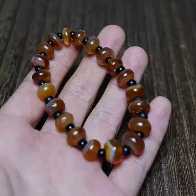 274 Ancient beads, high ancient millennium, Central Plains culture, ancient beads, war, Han agate hand string, North Kengkou