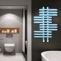 Bathroom heating Household plumbing Wall-mounted bathroom small basket radiator Art radiator Towel rack