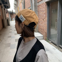 New Cunhead hat mens autumn Joker face small makeup hat without brim skin hat Net red retro hat