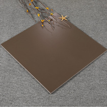 Solid color dark brown antique brick 800*800 Brown 600X600 hotel restaurant tile non-slip floor tiles
