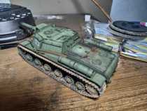 Small number of hands 01571 1 35 Soviet SU-152 Self-Line Artillery Substitute-coated plate pieces