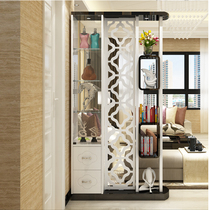 Minimalist Partition Screen Xuanguan Cabinet Door Hall Room Cabinet Double Sided Shoe Cabinet Sepal Lockers Wine Cabinet Baking Varnish