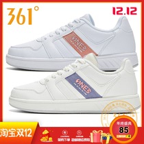 361 Degree Womens shoes sneakers 2019 Winter new fashion casual board shoes 361 leather warm womens skateboard shoes