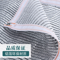 Household aluminum foil sunshade net rain sunscreen Net plant fleshy insulation net outdoor courtyard roof rainproof Sun Net