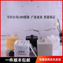 Nordic bathroom cotton sign box toilet wash cotton kit toothpick tube storage box bath salt jar creative jewelry box