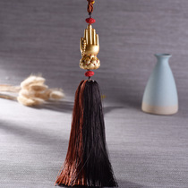 Car supplies Pendant New Buddhist gifts Lotus Buddha Hand Great Compassion Mantra Car hot sale decoration