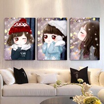 Mona Lisa Thread Embroidery New Warm Warm Winter Day Small Cross Embroidered Cute Cartoon Minima Modern Living Room Bedroom