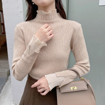 MOBAI Winter Shut Up Just Need Agaric Side Knit Undershirt Woman to wear a slim fit for a 2022 new