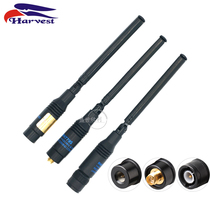 Taiwan eagle RH779 intercom antenna UV double section hand table drawbar telescopic antenna bendable 13-41cm