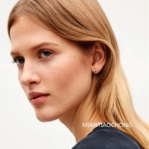 S925 Sterling Silver cos style anti-allergic studs round mini bean ball earrings stud sticks earrings for men and women