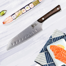 Shun series Japanese ten-day knife original imported full-body AUS-10A multi-function knife Sande Knife SWT0718