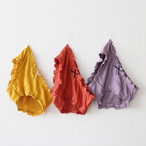 Modal cotton underwear women antibacterial crotch low waist solid color simple cotton no trace breifs female summer thin black