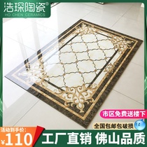 Modern minimalist parquet floor tiles 800x800 Microspar living room aisle non-slip wear-resistant floor tiles jigsaw puzzle tiles