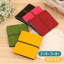 Simple business card book Korean creative business card holder business card book Womens large capacity storage card book