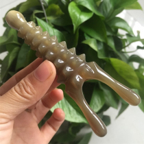 Nose Scraping Natural White Buffalo Horn Nose Massage Dial Gluten point Acupuncture Nose and Ocular Facial Acupoint Massager