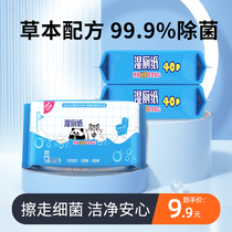 Whirlthyme Wet Toilet Paper Home Affordable Dress Toilet Wet Wipes Private shitty men and women Special wet toilet towels 40 smoke