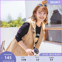 MSShe big code spring dress 2022 new fat mm overalls wind two wear with cap long style wind suit horse chia