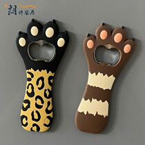 2021 refrigerator sticker decoration soft cute message board 3d three-dimensional animation magnet cute water cup sticker