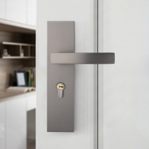 Eagle Shield Nordic bedroom door lock indoor household universal modern simple solid wood door lock American silent room door lock