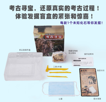 Pino archaeology handmade scene version of dinosaur fossils archaeological excavation toys boys and girls dig treasure hidden boutique blind box