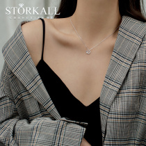 Necklace 2021 new female 925 sterling silver tide luxury niche design sense ins simple fashion choker female summer