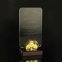 JIAHE plus good luck Trophy medal medal medals acrylic medal authorization card signage medal customization