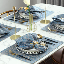Dream love people Nordic placematte fabric insulation mat table mat Western Bowl plate mat European tableware mat pallet mat