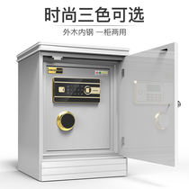 Ones safe fingerprint password home mobile phone WiFi wireless 55CM high invisible double door safe small remote monitoring anti-theft Wall bedside table anti-prying safe deposit box alarm