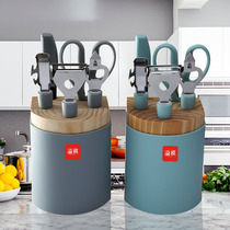 Stainless steel kitchen gadgets 6-piece set kitchenware gift Fruit knife Bottle opener Peeler Lifting plate scissors set