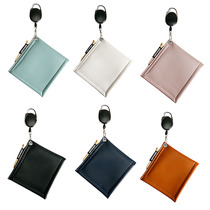 Golf rubber cloth rubber club PU material small square towel clean tip tip can be stretched to draw rope