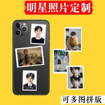 Yi Yan Qianxis photo is placed on the back of the phone case. The small card printing customization of the star