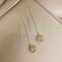 2021 new earline womens wave Korean temperament Korean temperament 100 hitch 100 hitch-style earrings earrings earrings