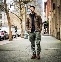 Limited customized version British Private White V C BOMBER vintel A- 2 jacket mens jacket